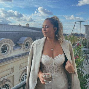 ZARA WHITE LACE BODY SUIT